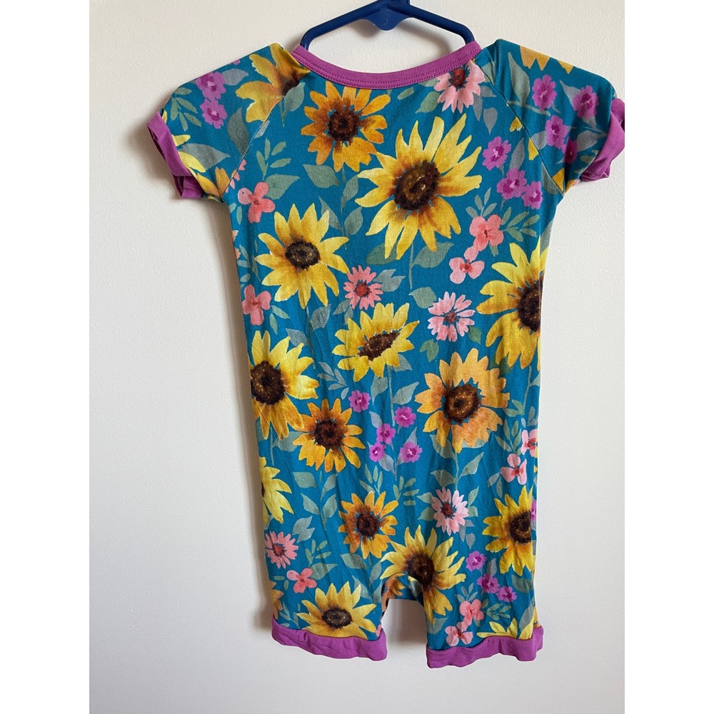 Little Sleepies Sunflower Bamboo Shortie 12-18 Months - Picture 4 of 5